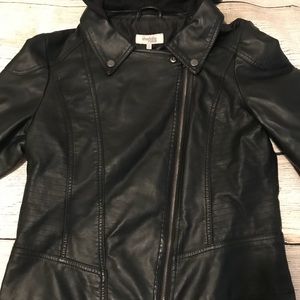 Charlotte Russe jacket, cloth and faux leather